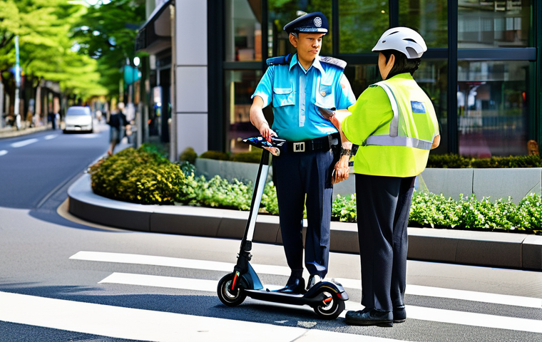 도로교통사 직무에서 성공하는 법 - **Prompt 2: Smart City Traffic Management and AI Collaboration**
    "A female Road Traffic Officer ...