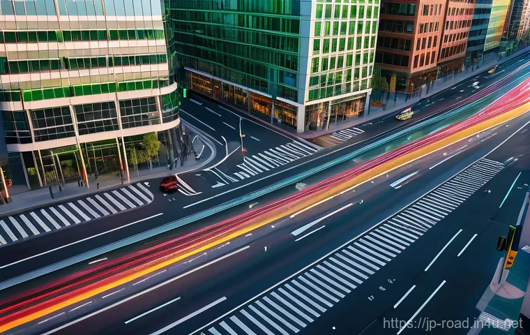 도로교통사 직무 수행을 위한 기술 - Prompt 1: Smart City Intersection with AI-Driven Traffic Management** 도로교통사 직무 수행을 위한 기술 - Prompt 1: Smart City Intersection with AI-Driven Traffic Management**